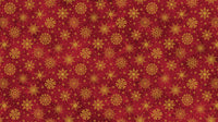 O Christmas Tree Shimmer Quilt Fabric - Snowflakes Toss in Red Multi - 28960M-24