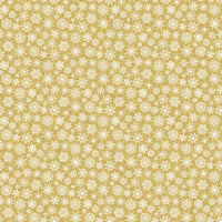 O Christmas Tree Shimmer Quilt Fabric - Snowflakes in Gold - 28962M-52