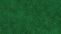 O Christmas Tree Shimmer Quilt Fabric - Stars in Green Multi - 28961M-74