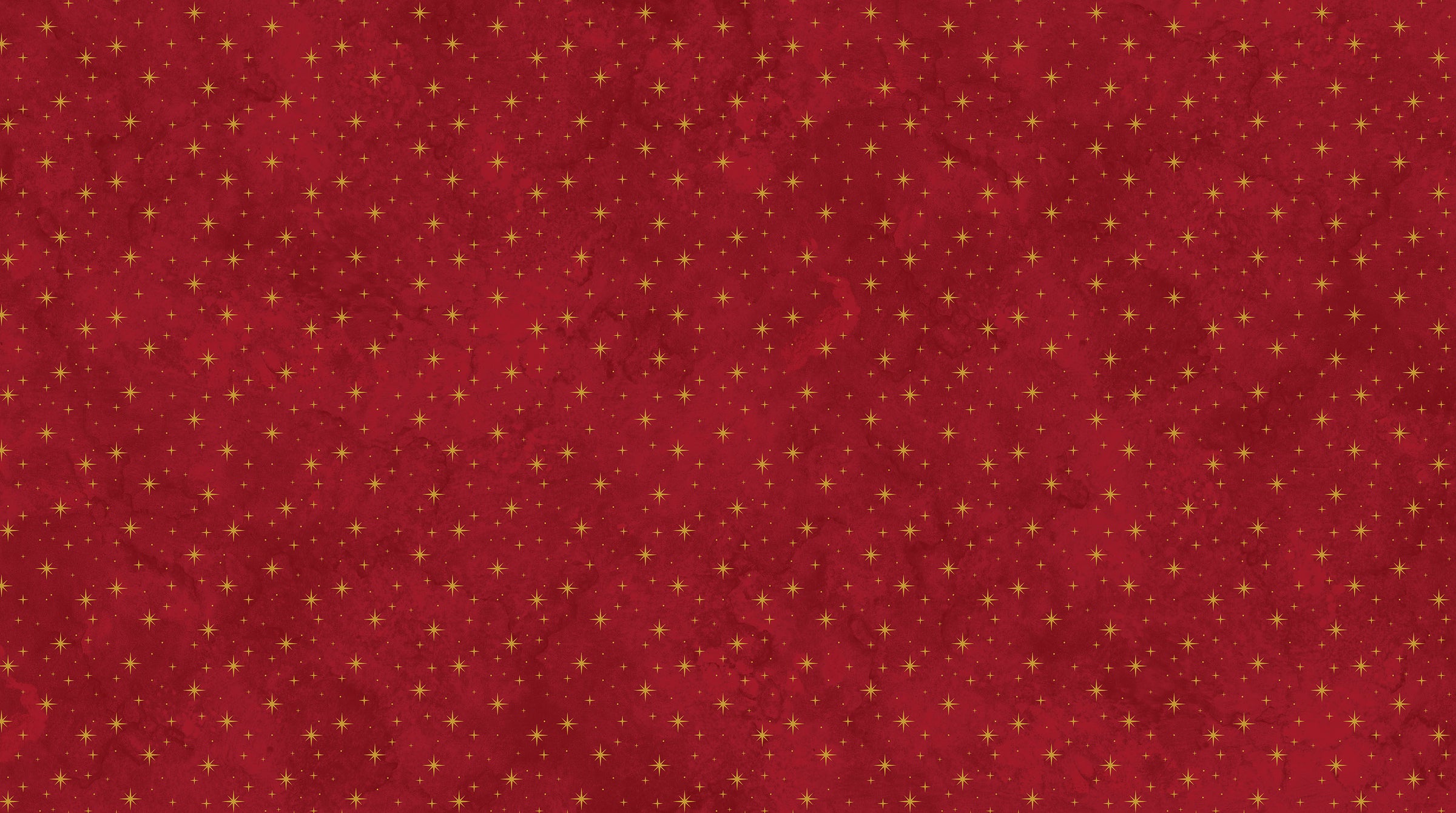 O Christmas Tree Shimmer Quilt Fabric - Stars in Red Multi - 28961M-24