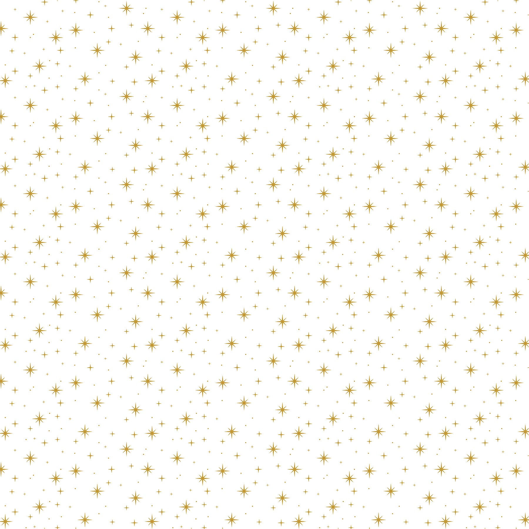 O Christmas Tree Shimmer Quilt Fabric - Stars in White - 28961M-10