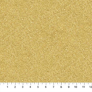 O Christmas Tree Shimmer Quilt Fabric - Glitter in Gold - 28964M-52