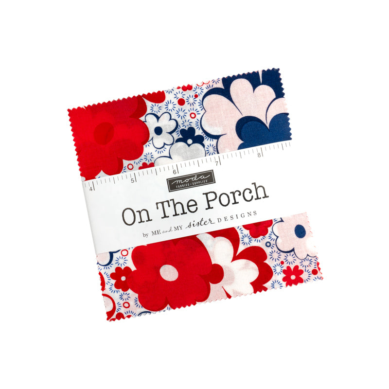 On the Porch Quilt Fabric - Charm Pack - set of 42 5" Squares - 22510PP