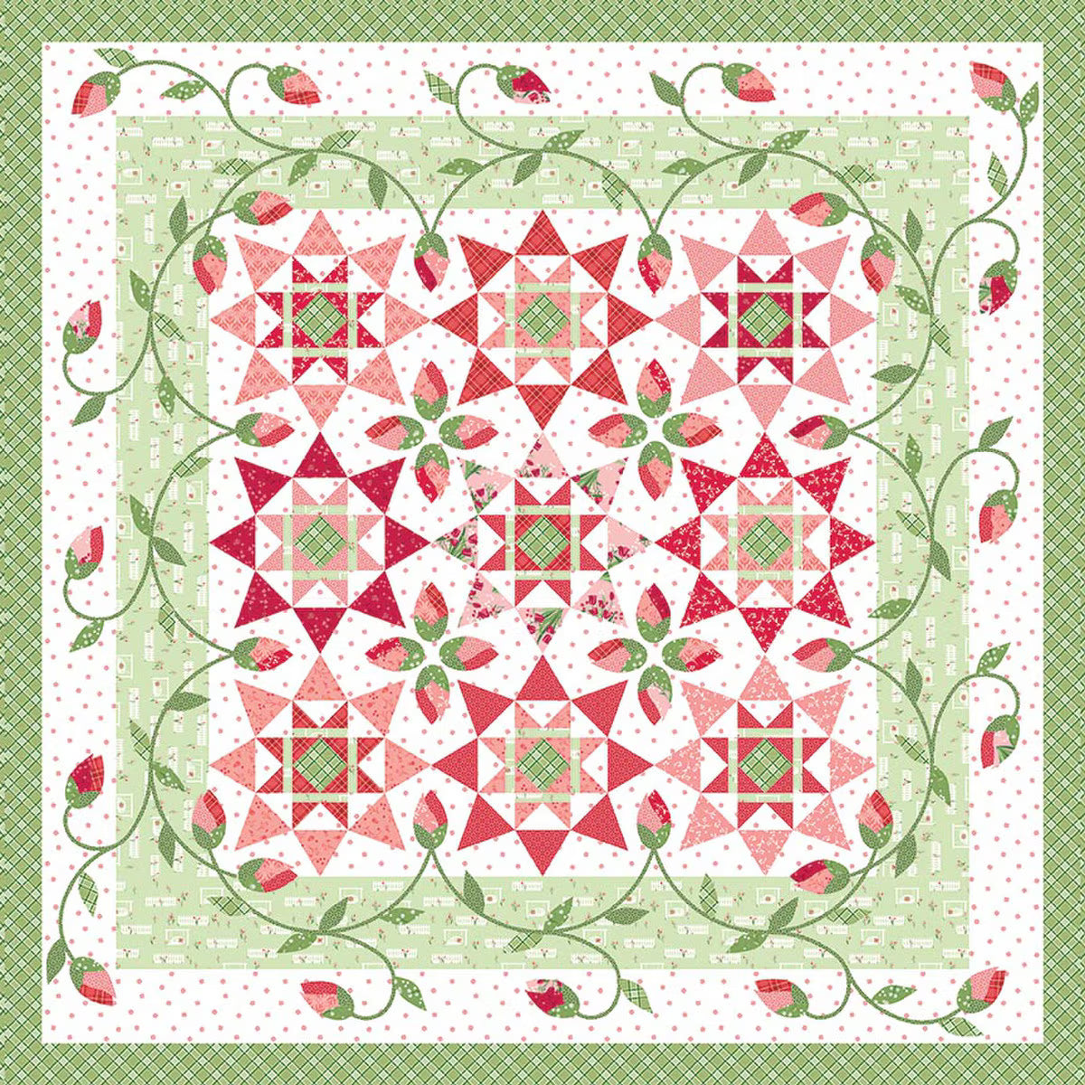 Village Green Quilt Patten by Jilily Studios