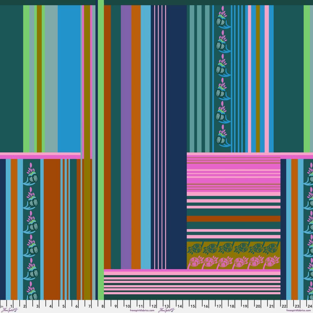 AM Loves HUE Quilt Fabric by Anna Maria - Belonging in Forest Green/Blue - PWAH126.FOREST