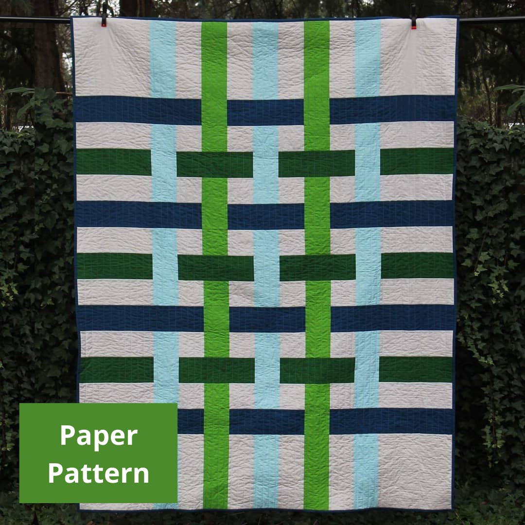 Pacific Northwest Plaid Quilt Pattern from Happy Cloud Creations - HC109