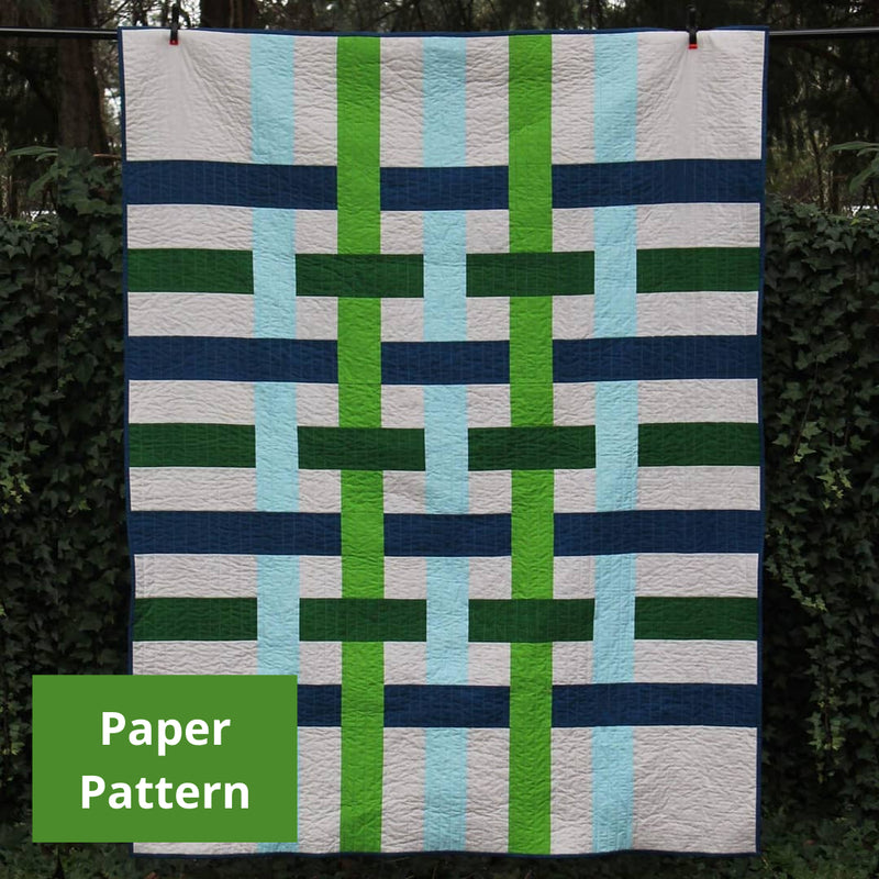 Pacific Northwest Plaid Quilt Pattern from Happy Cloud Creations - HC109