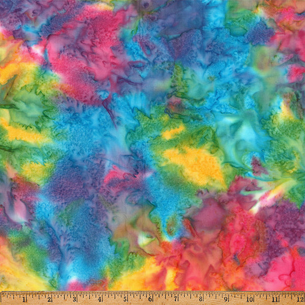 Paint in Prism Hoffman Batik Quilt Fabric - Bali Mottles in Groovy - 1384-525 Groovy