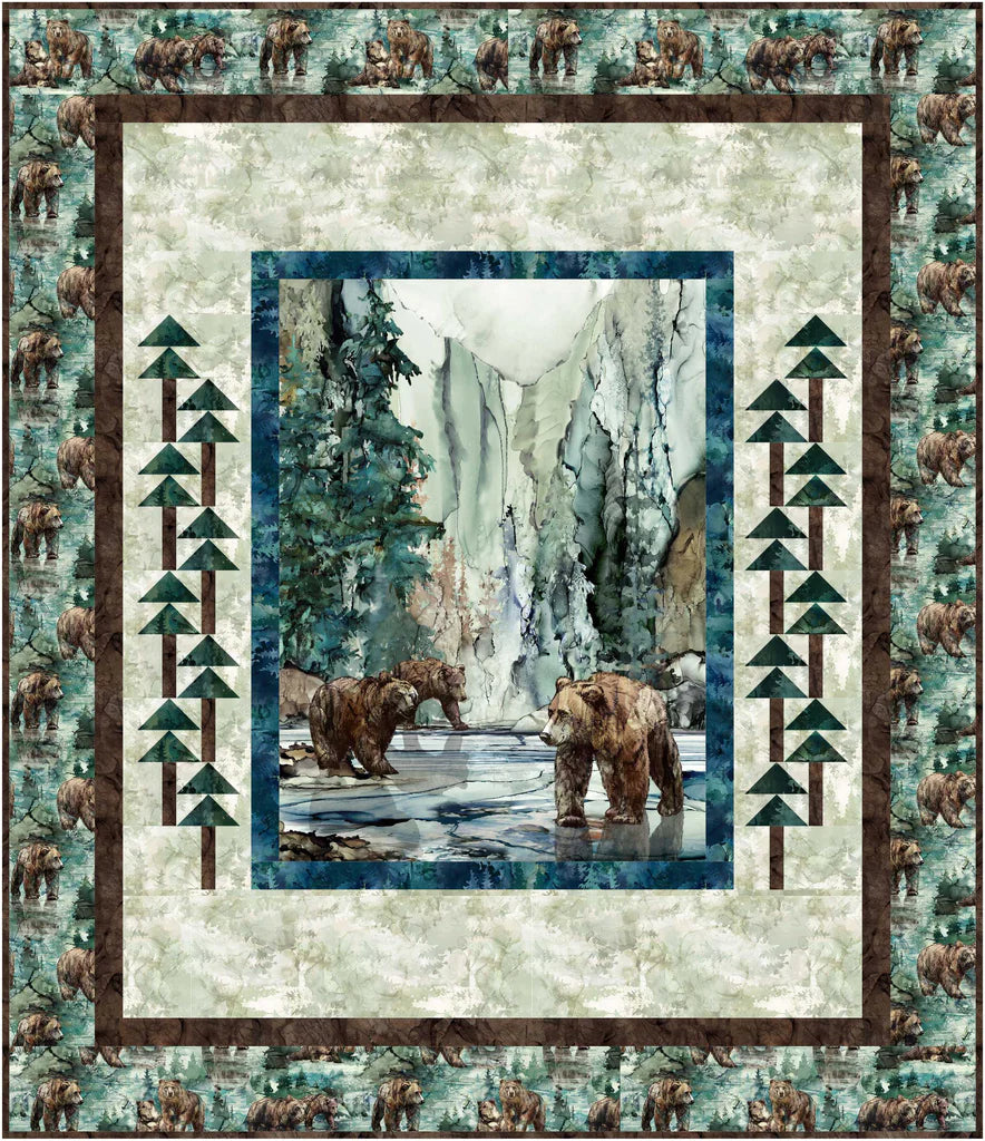 Parallel Forest Quilt Pattern - PTN3071