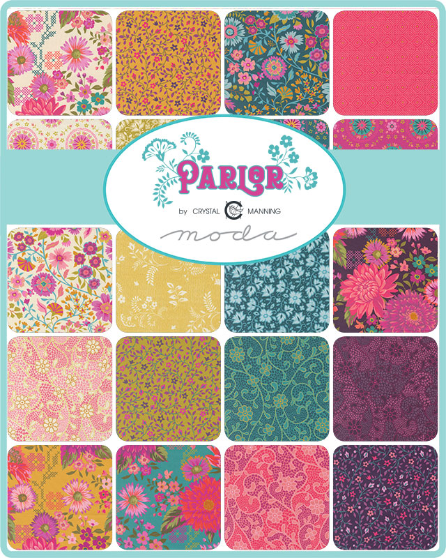 Parlor Quilt Fabric - Layer Cake - set of 42 10" squares - 11960LC