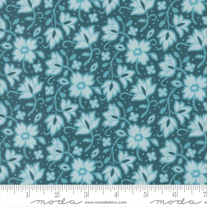 Parlor Quilt Fabric - Soul Shine in Peacock Aqua - 11963 16
