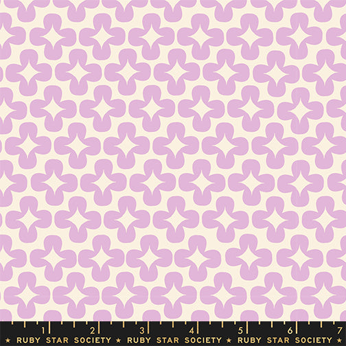Persimmon Quilt Fabric by Ruby Star Society - Leaf in Macaron Purple - RS1125 12