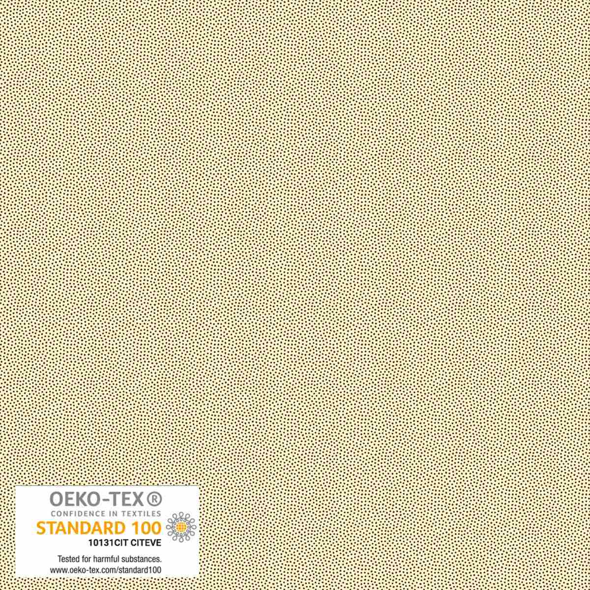 Petits Points Quilt Fabric - Cream/Brown Dots - 4511-335