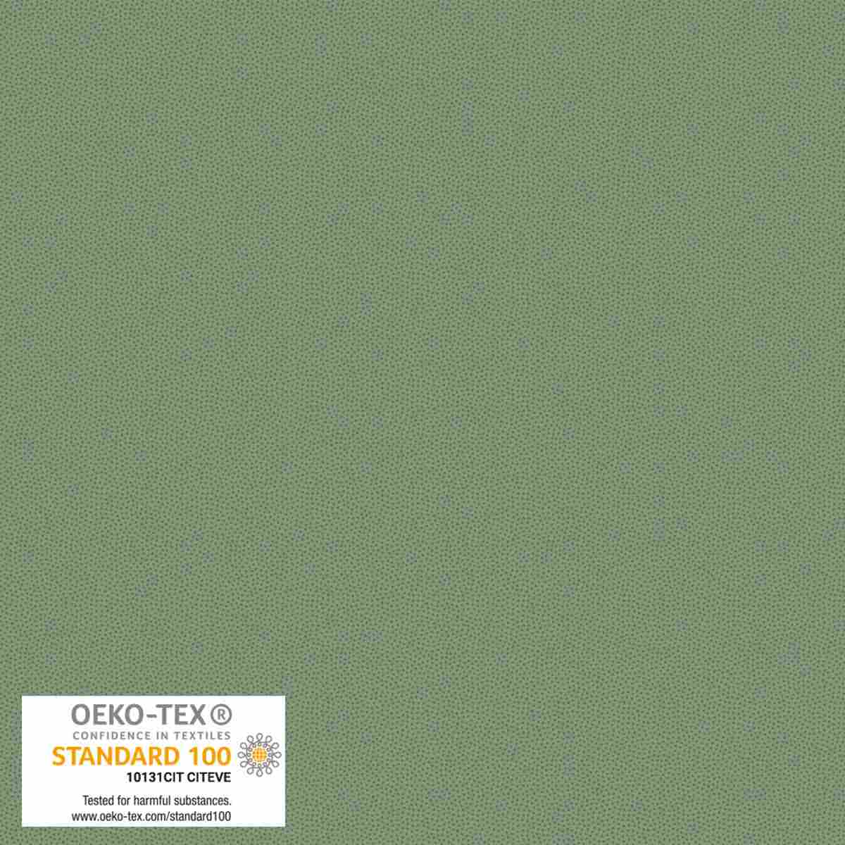 Petits Points Quilt Fabric - Dark Green Dots - 4511-314