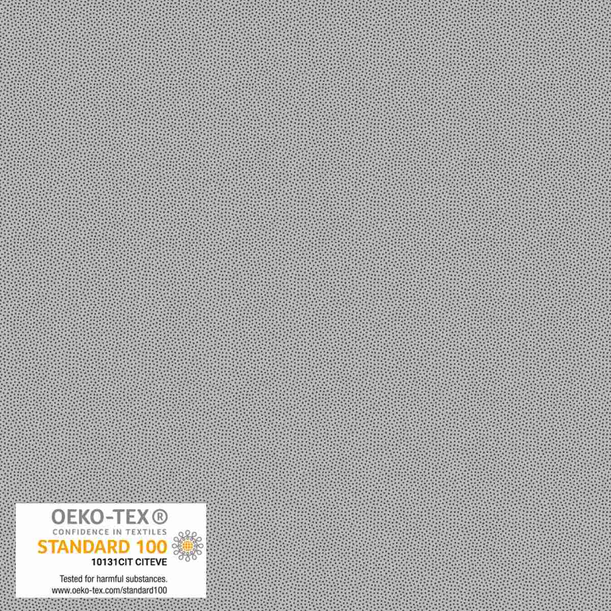 Petits Points Quilt Fabric - Grey (Gray) Dots - 4511-323