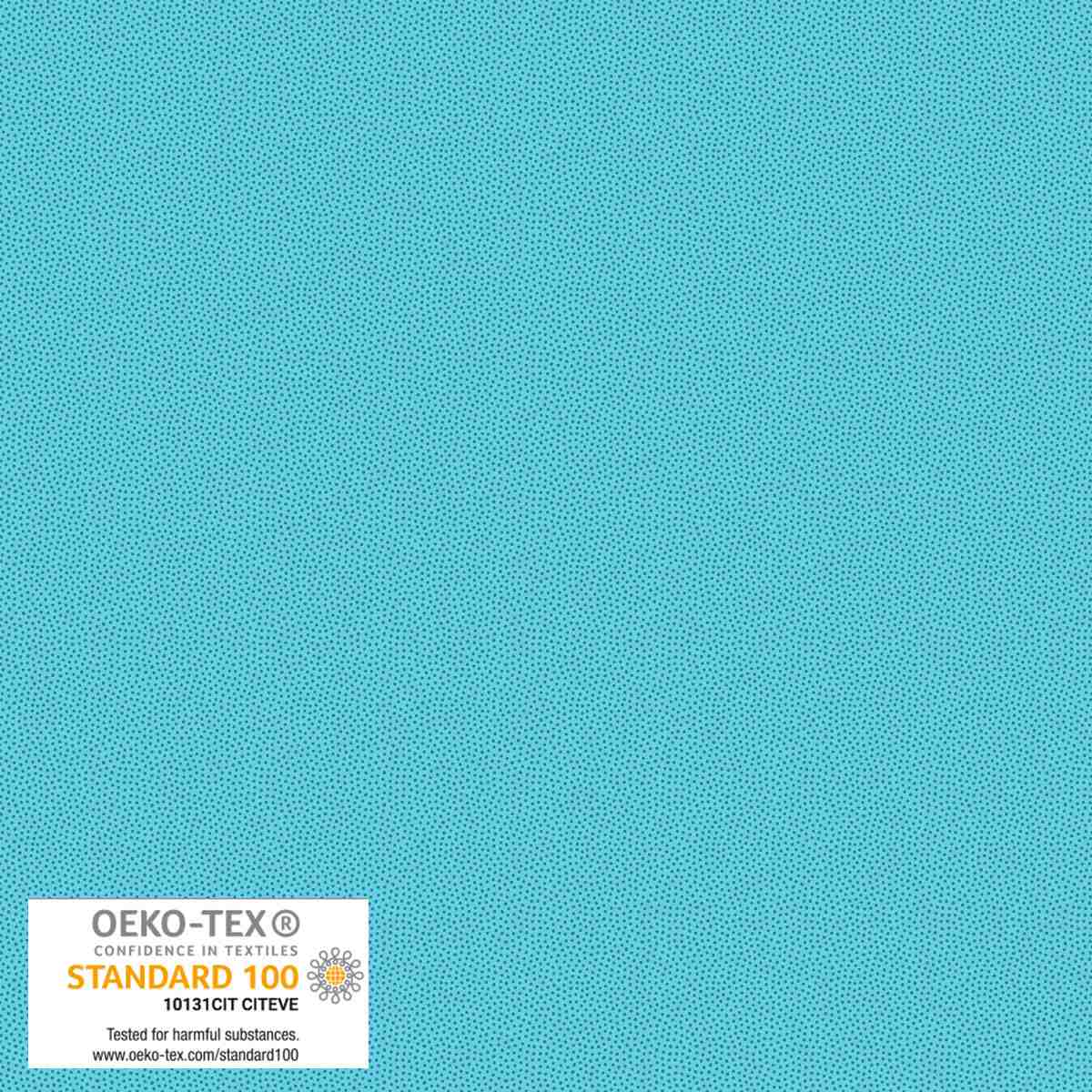 Petits Points Quilt Fabric - Turquoise Dots - 4511-332