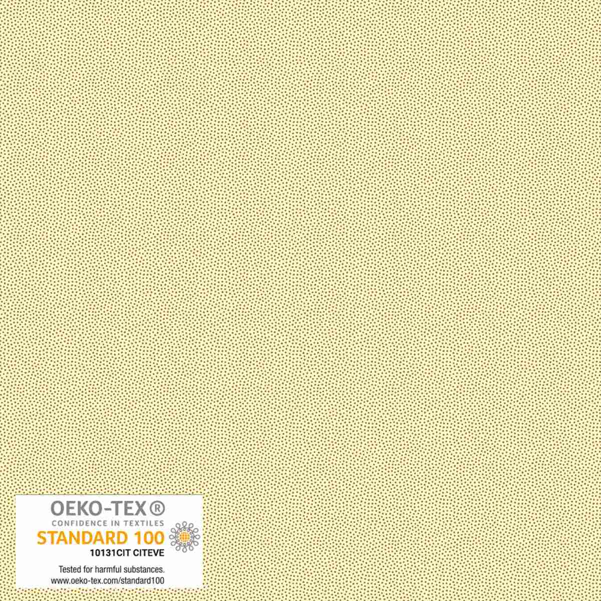 Petits Points Quilt Fabric - Cream/Golden Dots - 4511-338
