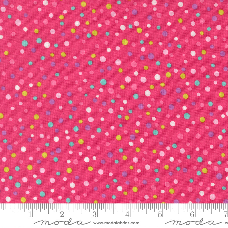 Pick Me Quilt Fabric - Little Dot in Petunia Pink - 22495 13