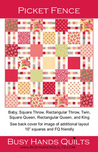 Picket Fence Quilt Pattern by Busy Hands Quilts - BUS0023