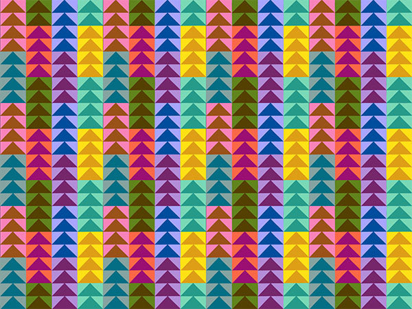 Piecework Quilt Fabric by Anna Maria Parry - Flying Geese in Schoolhouse - AMT110-23L
