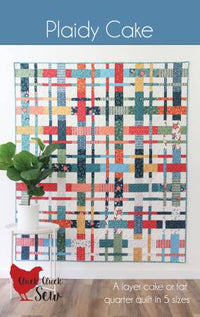 Plaidy Cake Quilt Pattern from Cluck Cluck Sew - CCS 217