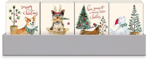 Pocket Notepad Christmas Dogs - 4987P - SOLD INDIVIDUALLY