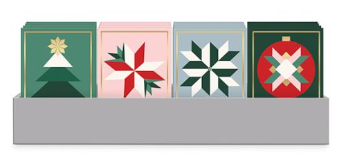 Pocket Notepad Christmas Quilt Blocks - 1001 85 - SOLD INDIVIDUALLY