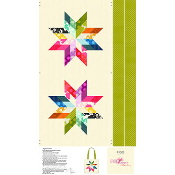 Pop Sugar Quilt Fabric - CANVAS Bag Panel - CHBPOP-10 - SOLD AS A 24" PANEL