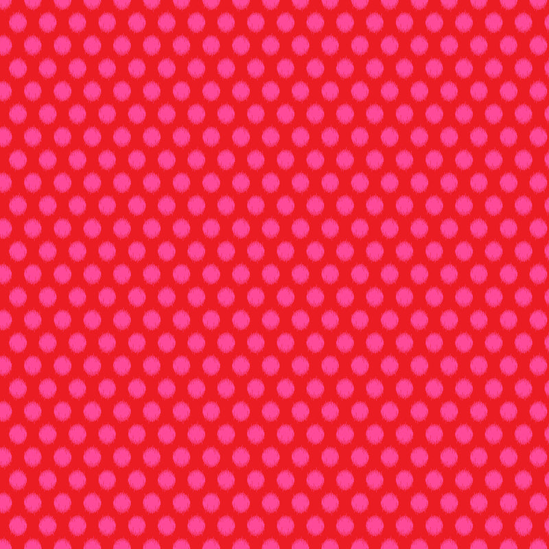 Pop Sugar Quilt Fabric - Top Dot in Cherry Red - 92060-26