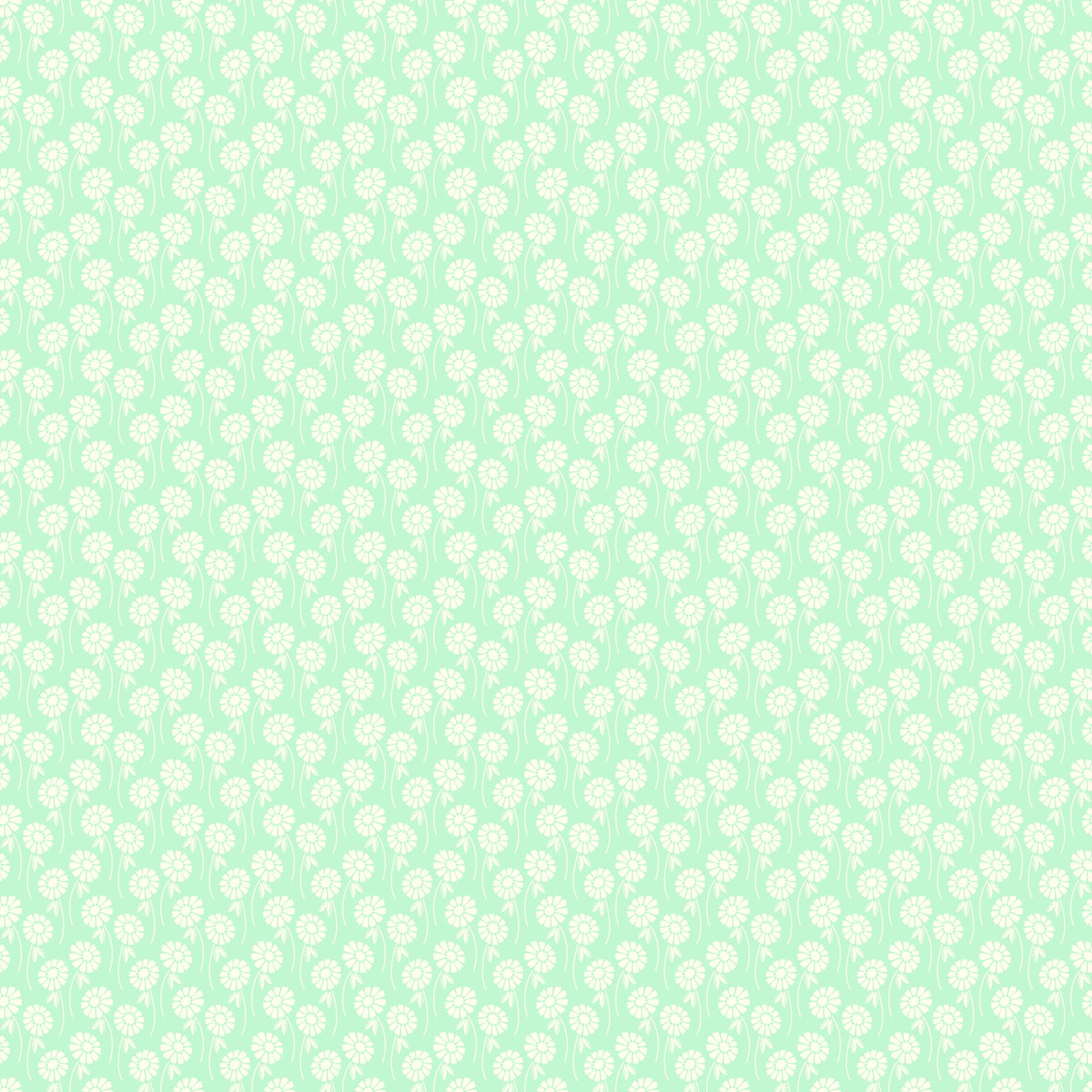 Pop Sugar Quilt Fabric - Upsy Daisy in Aqua - 92061-60