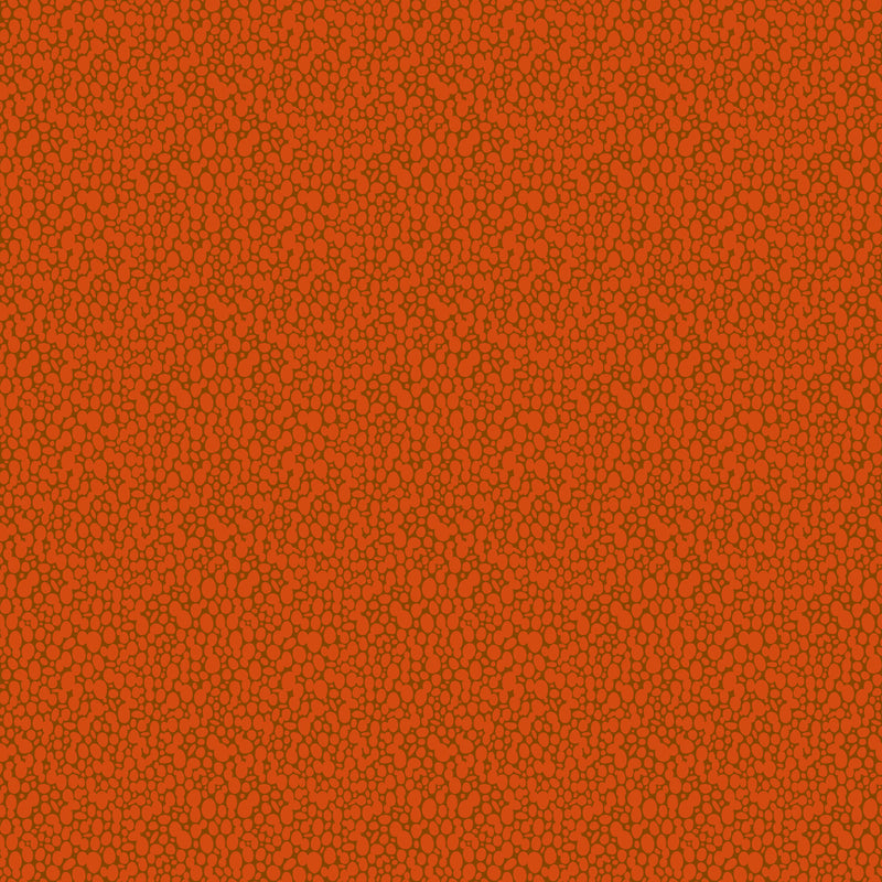 Pop Sugar Quilt Fabric - Skipping Stones in Persimmon Orange - 92059-36