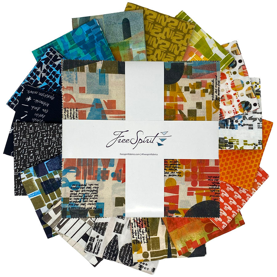 Punct Quilt Fabric - 10" Charm Pack - set of 42 10" squares - FB610EB.PUNCT