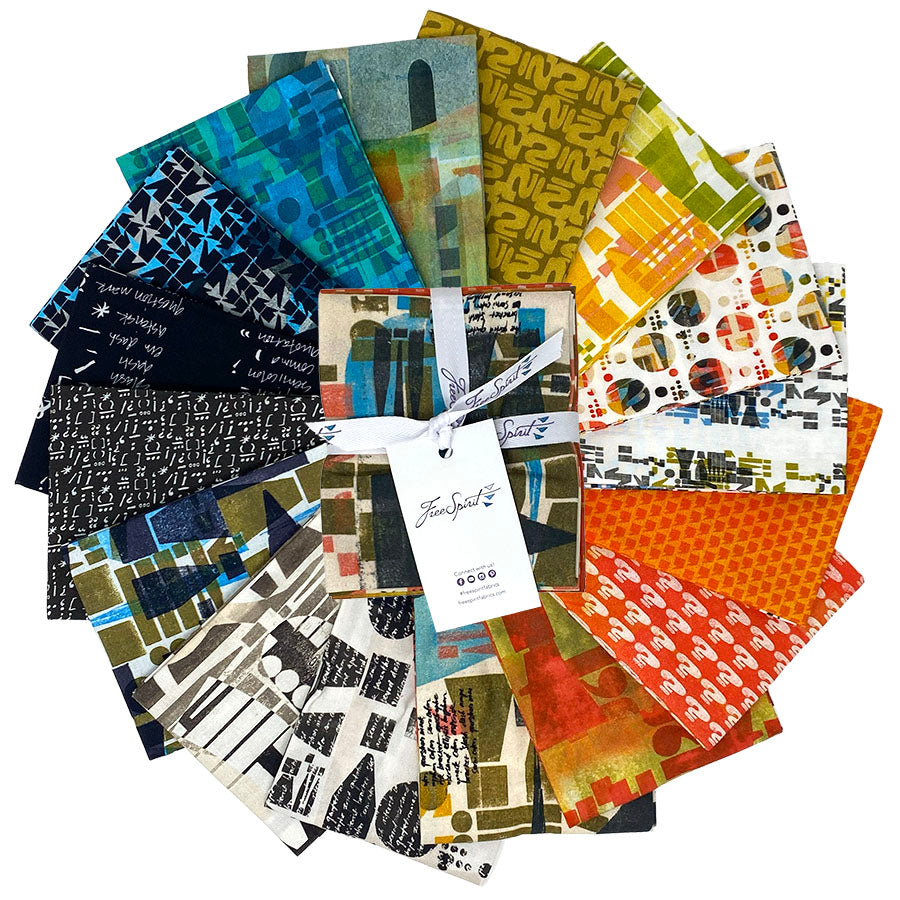 Punct Quilt Fabric - 16 piece Fat Quarter Bundle - FB4FQEB.PUNCT