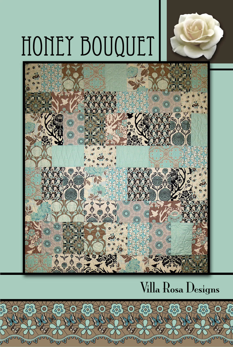 Honey Bouquet Quilt Pattern by Villa Rosa Designs