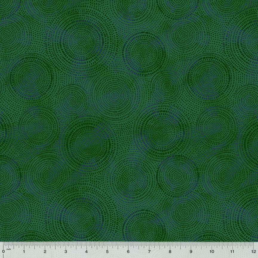 Radiance Quilt Fabric - Blender in Hunter Green - 53727-14