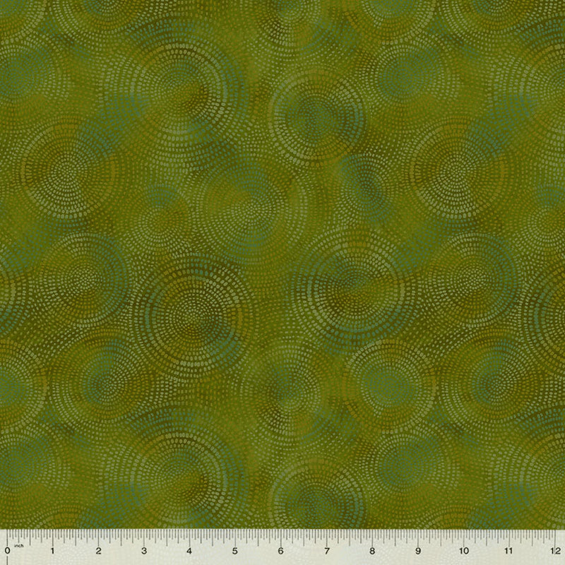 Radiance Quilt Fabric - Blender in Moss Green - 53727-12