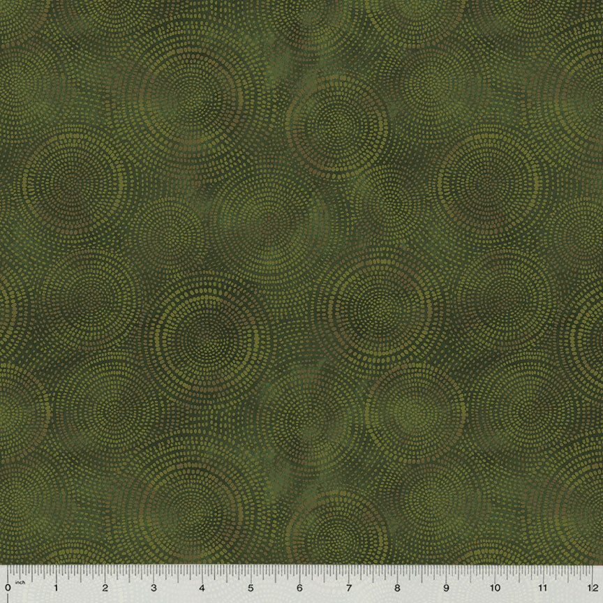 Radiance Quilt Fabric - Blender in Olive Green/Brown - 53727-13