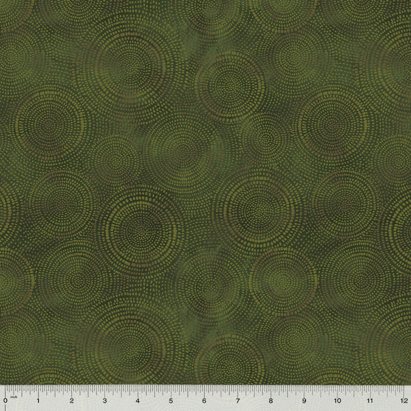 Radiance Quilt Fabric - Blender in Olive Green/Brown - 53727-13