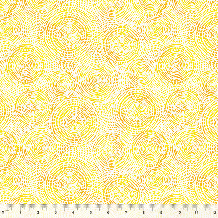 Radiance Quilt Fabric - Blender in Sunlight Yellow/White - 53727-8