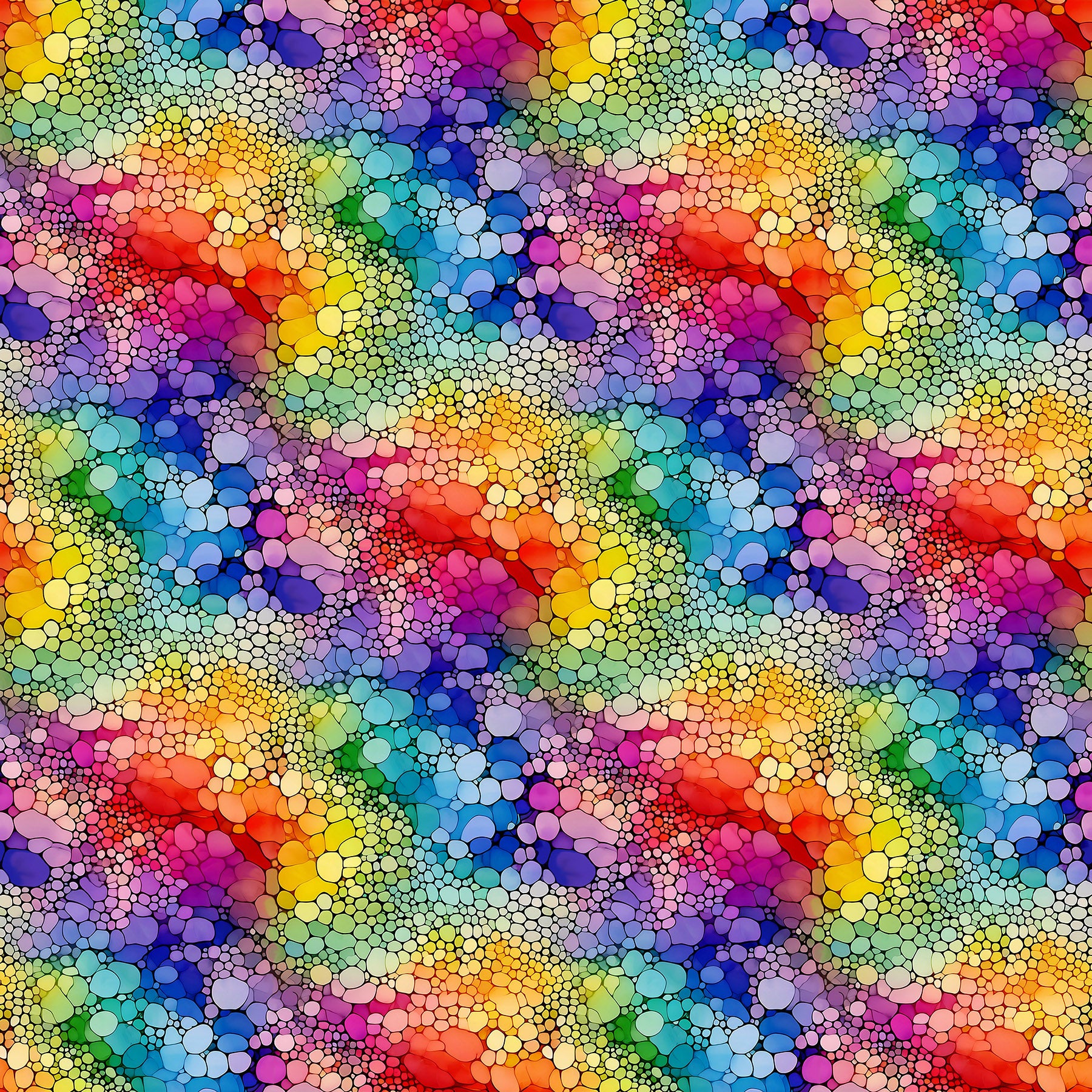 Radiant Rhapsody Quilt Fabric - Stones in Multi - 10732-100