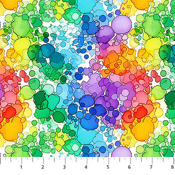 Radiant Rhapsody Quilt Fabric - Splattered in Multi - 10738-10