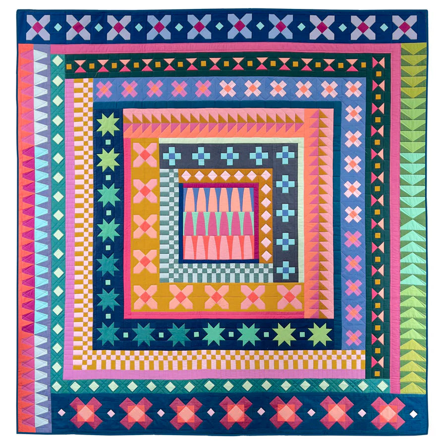 PREORDER - Ramble Block of the Month 2026 Quilt Kit - designed by Tara Faughnan