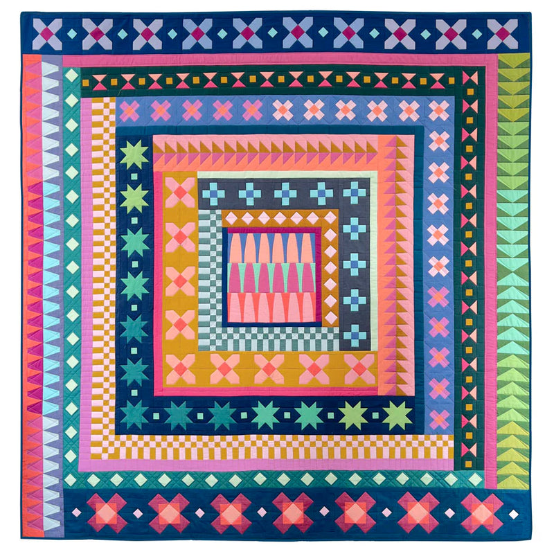 PREORDER - Ramble Block of the Month 2026 Quilt Kit - designed by Tara Faughnan