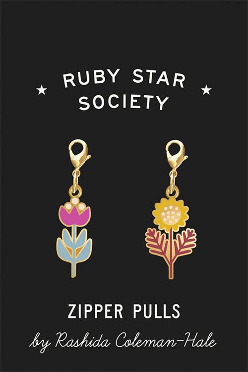 Rashida Zipper Pulls from Ruby Star Society - 2 Count - RS 7054