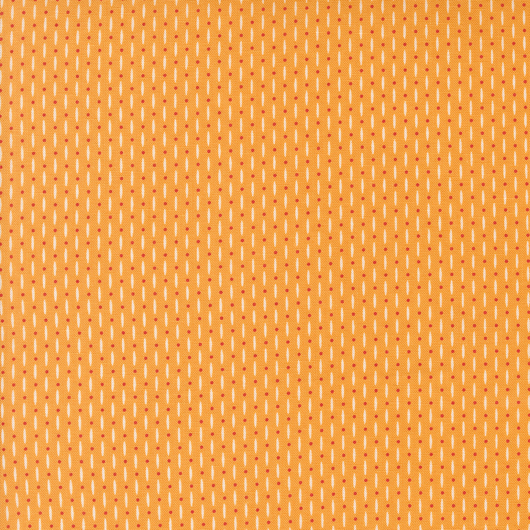 Raspberry Summer Quilt Fabric -  Beaded in Apricot Orange - 37696 24
