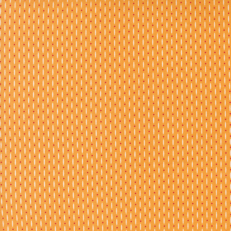 Raspberry Summer Quilt Fabric -  Beaded in Apricot Orange - 37696 24