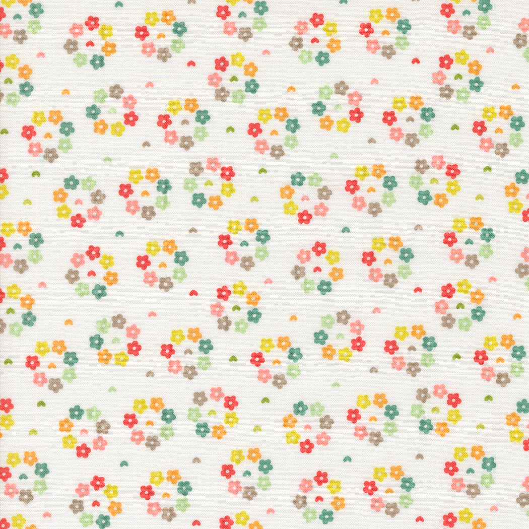 Raspberry Summer Quilt Fabric -  Rosy in Cloud Multi - 37695 11