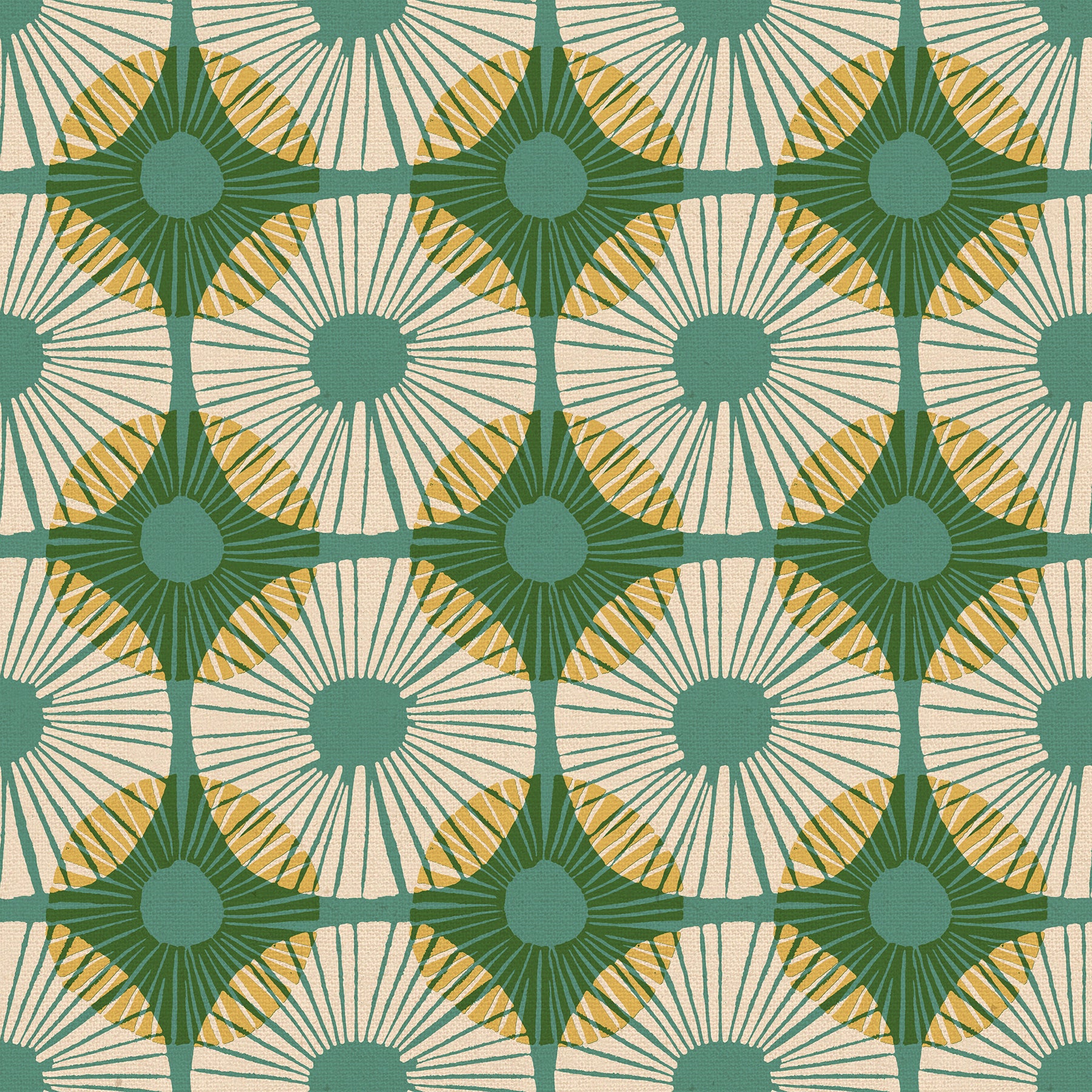 2 yard cuts: Reimagined Landscapes COTTON/LINEN CANVAS Fabric by Ruby Star Society
