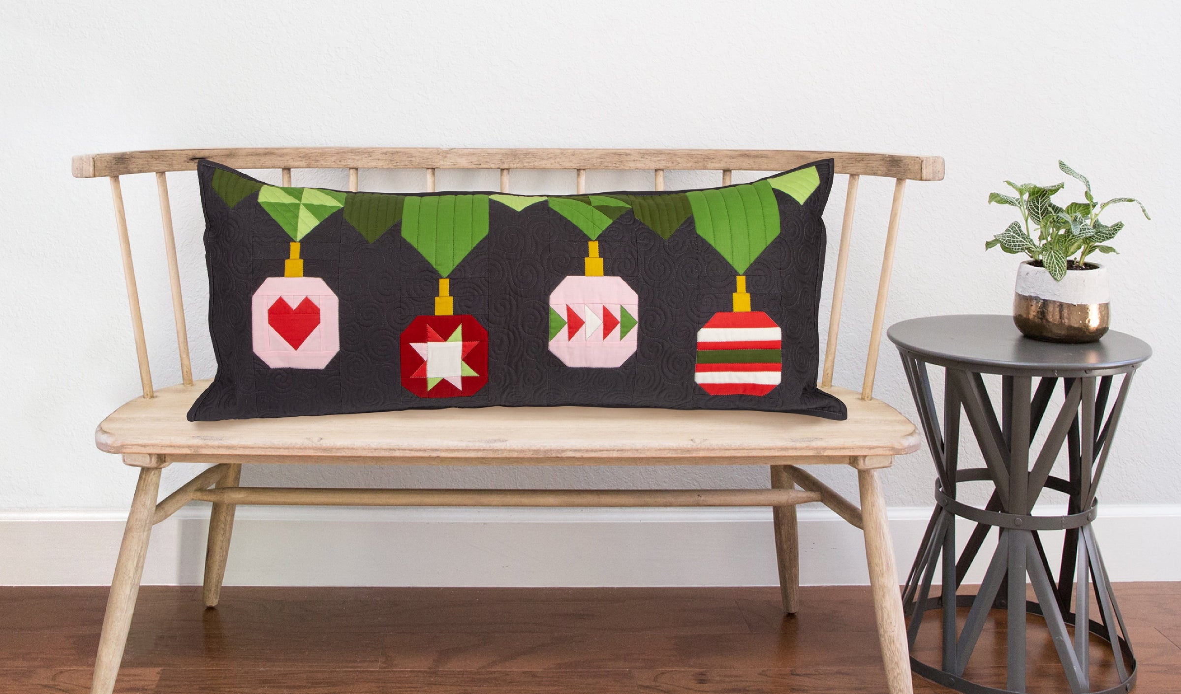 Riley Blake Bench Pillow Kit of the Month - DECEMBER - Trim the Tree
