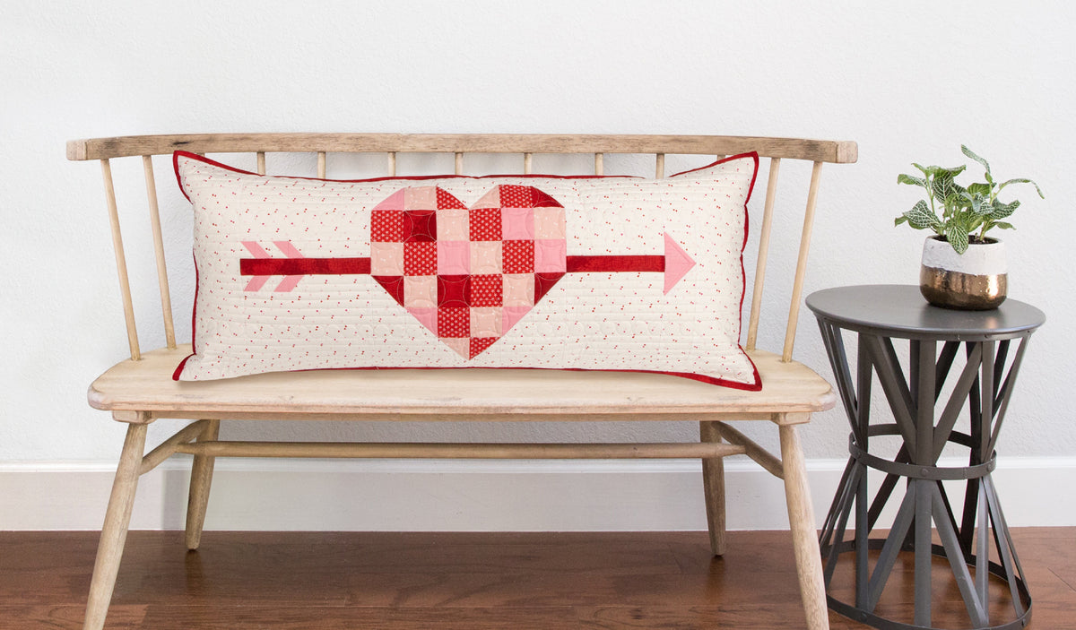 Riley Blake Bench Pillow Kit of the Month - FEBRUARY - Cupid's Arrow